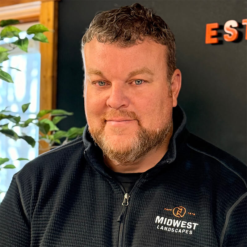 Matt Luedtka, Production Coordinator at Midwest Landscapes